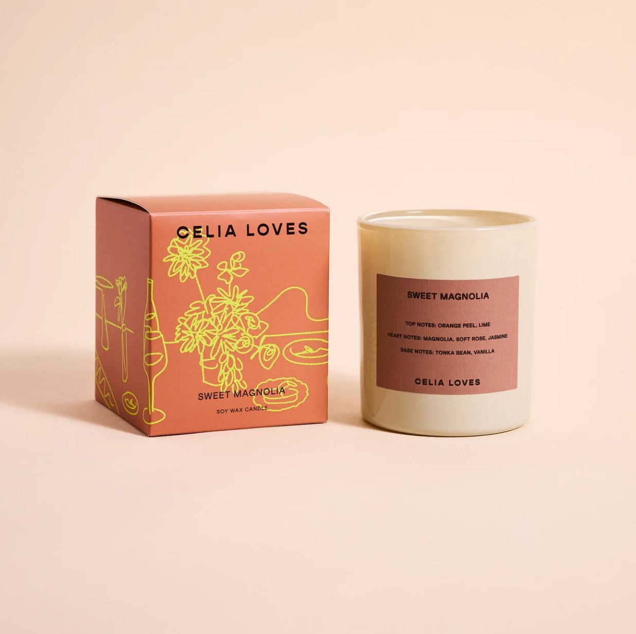 Celia Loves 'Sweet Magnolia' 80 Hour Candle