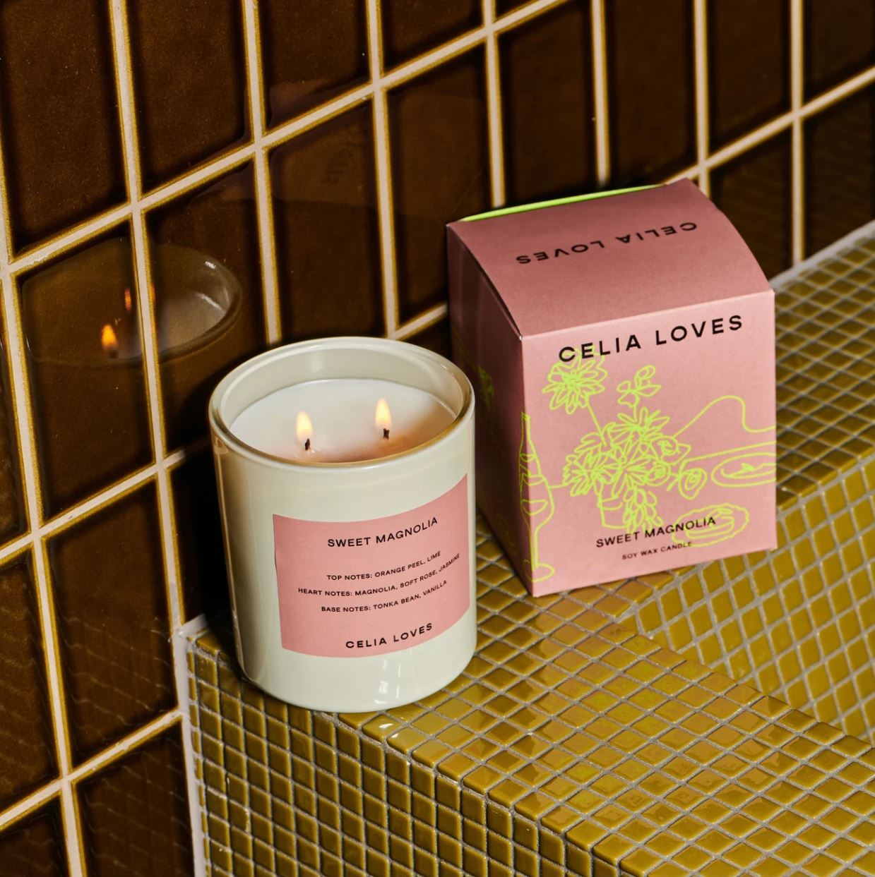 Celia Loves 'Sweet Magnolia' 80 Hour Candle